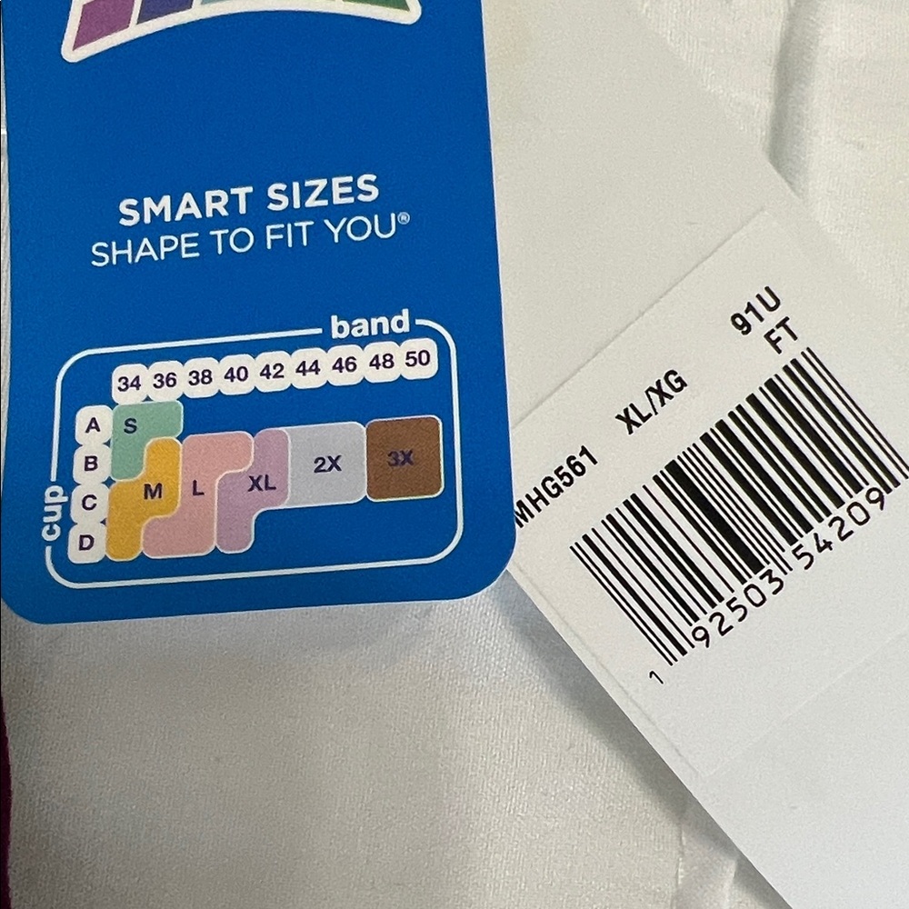 Hanes Women's Wireless Bra - Deep Purple NWT - Picture 5 of 6